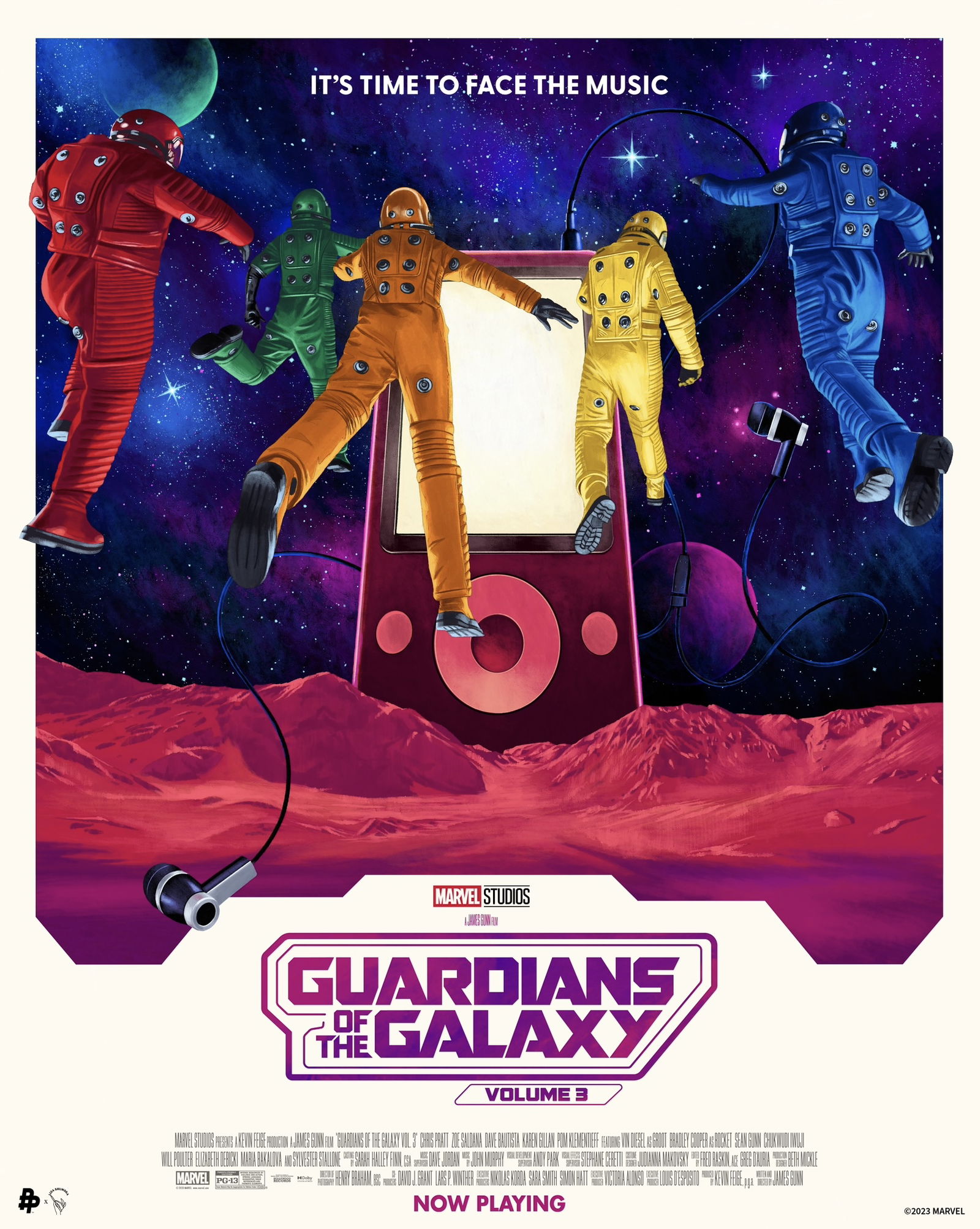 Artwork by Marvel Studios – Guardians of the Galaxy Vol 3 – Digital Marketing