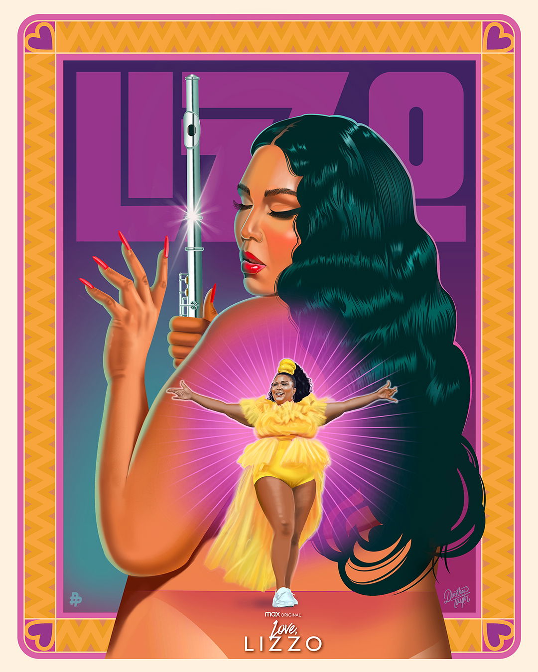 Artwork by HBO Max – Love, Lizzo