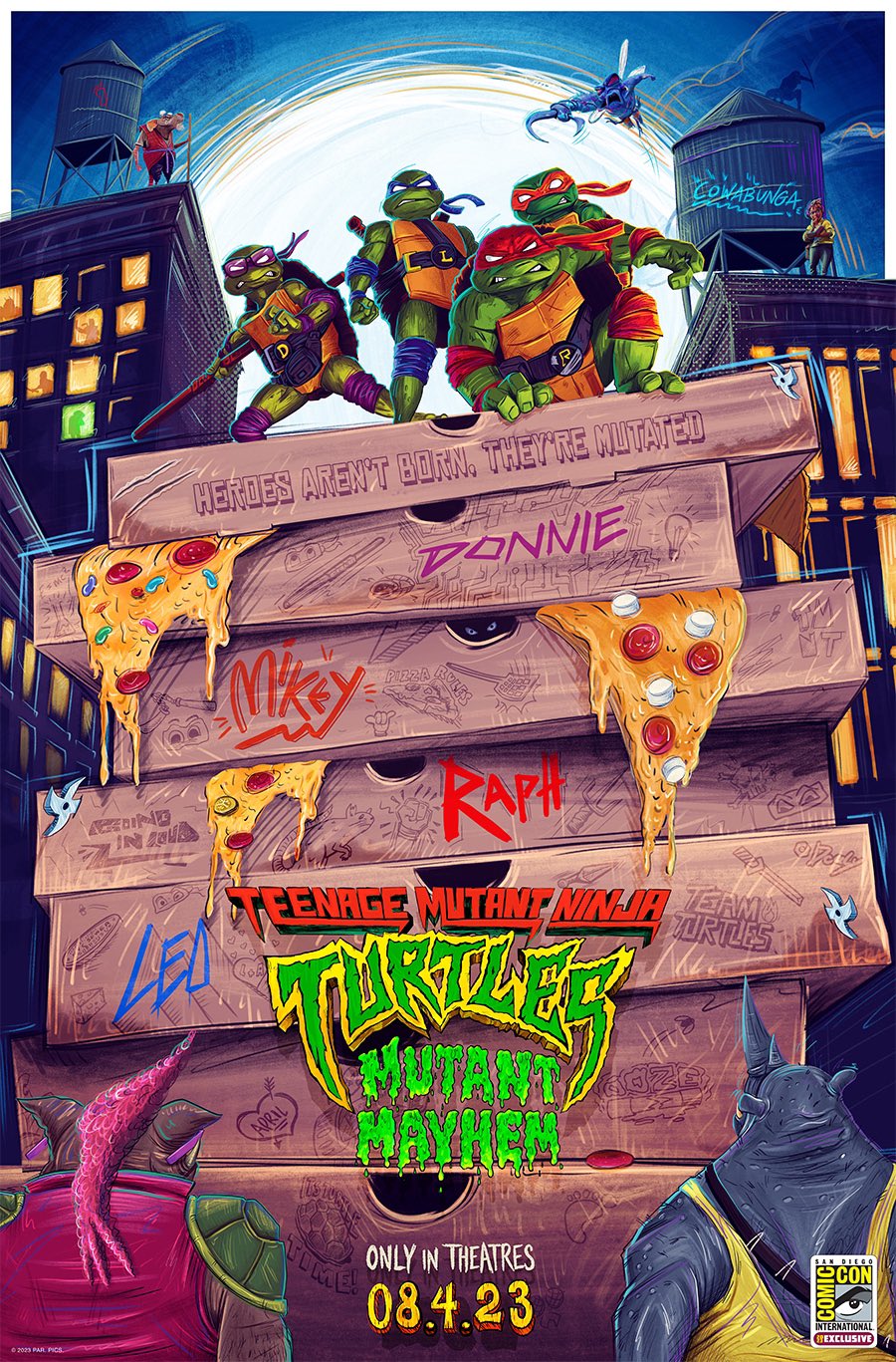 Artwork by Teenage Mutant Ninja Turtles: Mutant Mayhem
