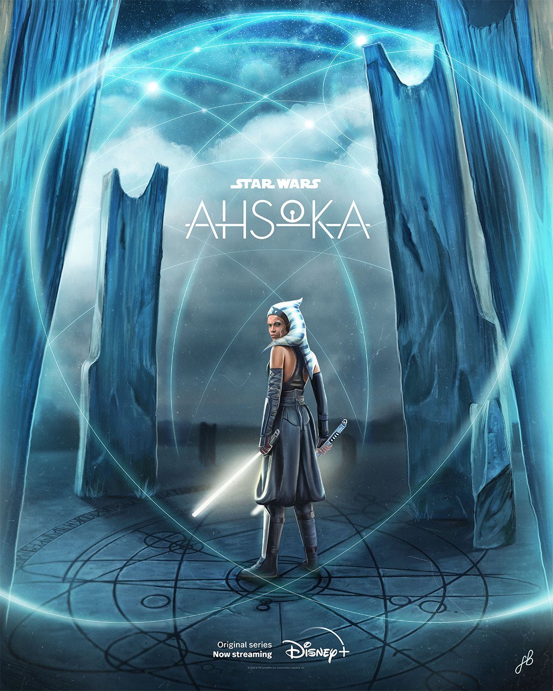 Artwork by Disney Plus UK – Ahsoka