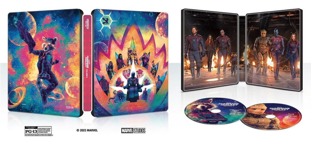 Artwork by Marvel Studios – Guardians Of The Galaxy Vol. 3 Best Buy Exclusive Steelbook