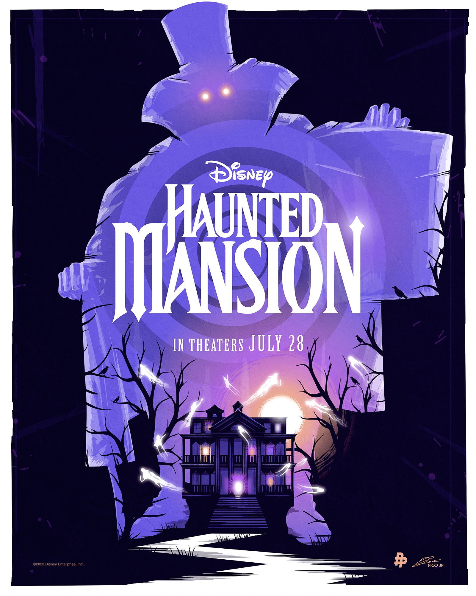 Artwork by Haunted Mansion – Walt Disney Studios – Digital Marketing