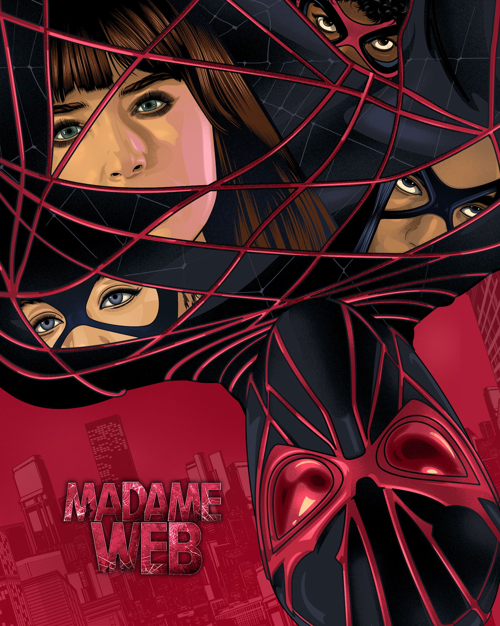 Artwork by Madame Web – Sony Pictures