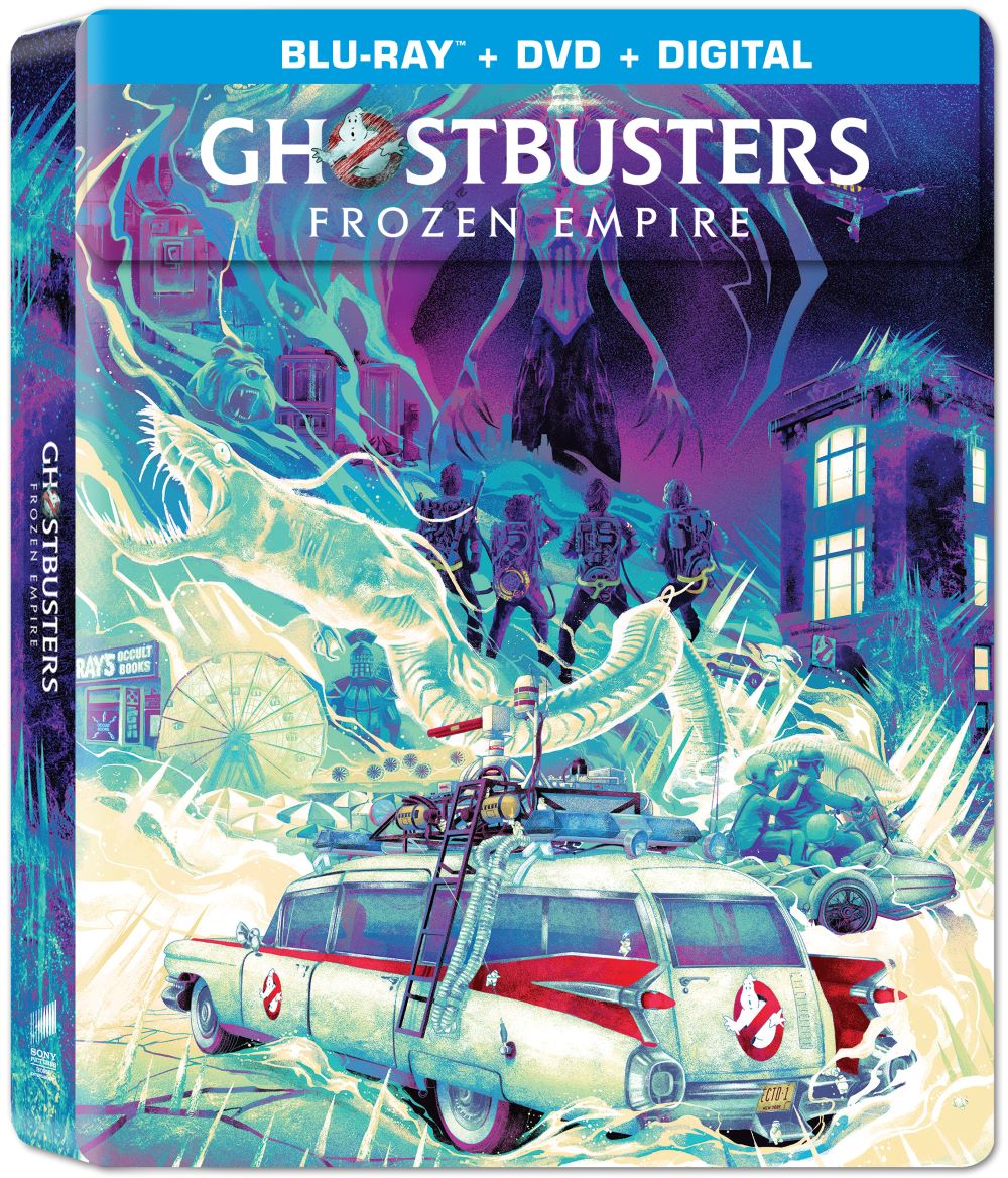 Artwork by Ghostbusters: Frozen Empire Steelbook