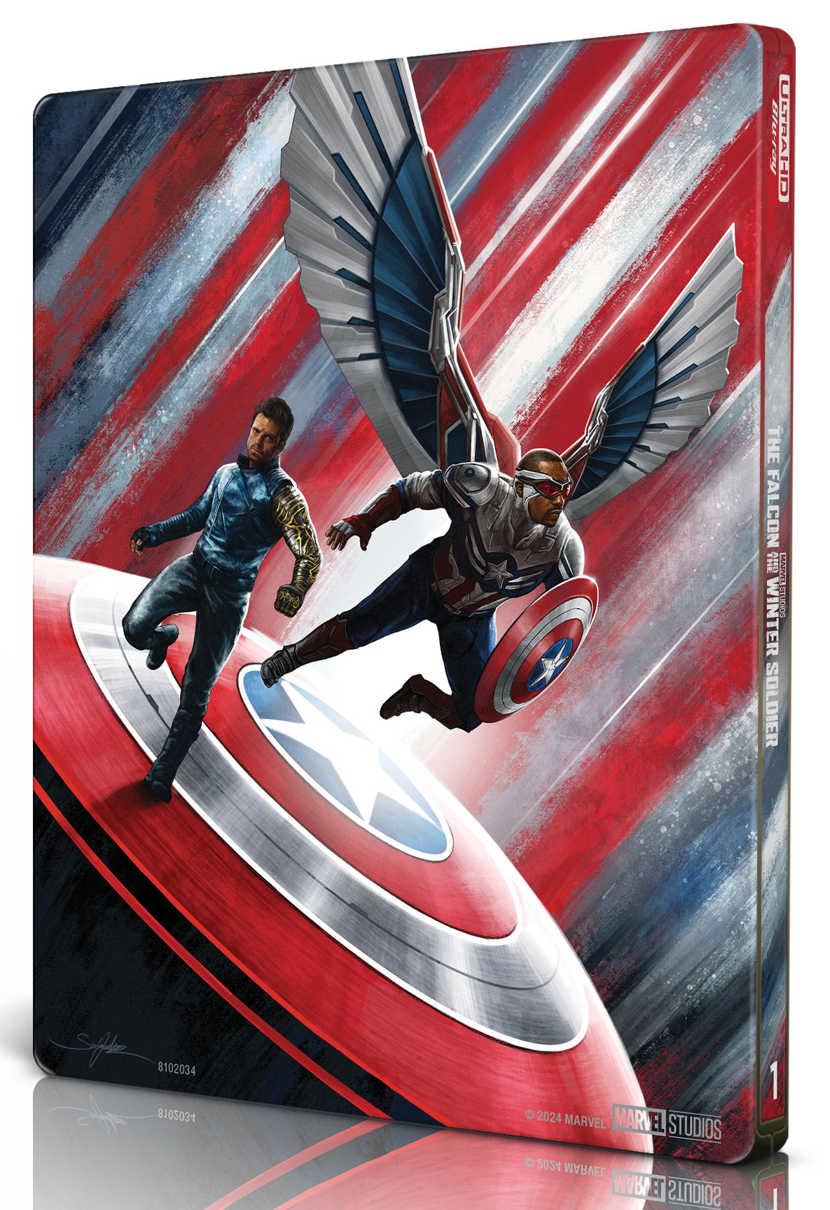 Artwork by The Falcon & the Winter Soldier Steelbook