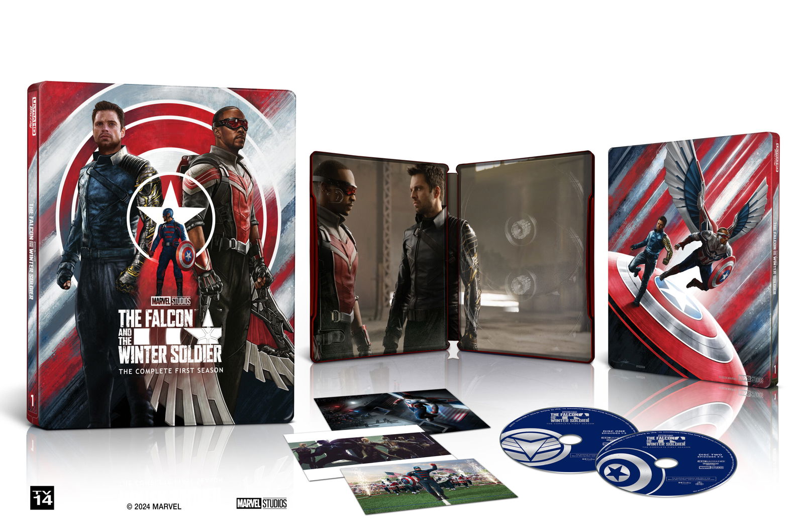 Artwork by The Falcon & the Winter Soldier Steelbook