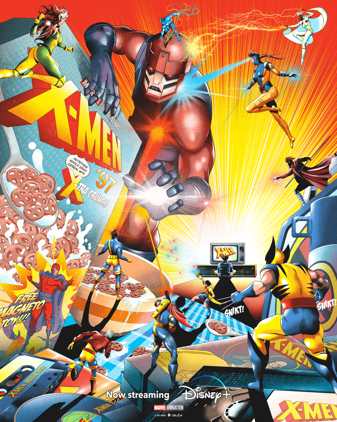 Artwork by Disney Plus – X-Men 97