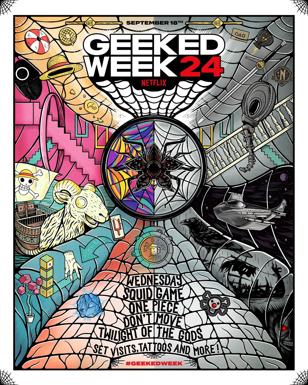 Artwork by Geeked Week 2024 – Netflix