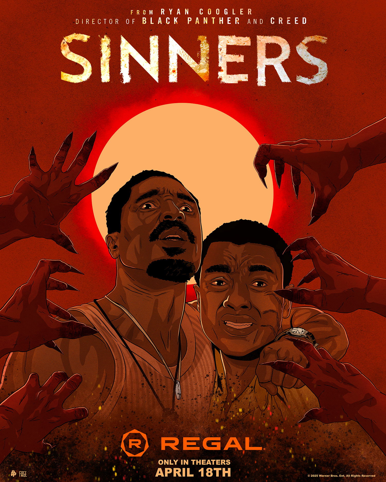 Artwork by Sinners: Warner Bros.