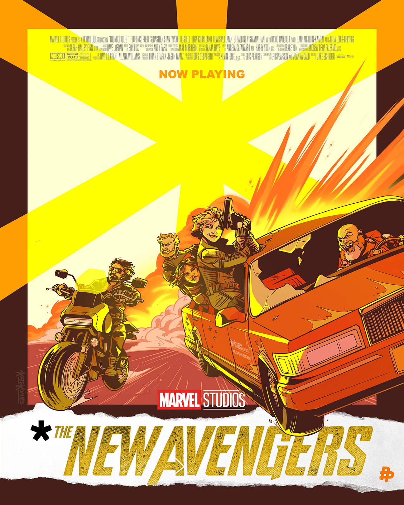 Artwork by Thunderbolts: Marvel Studios