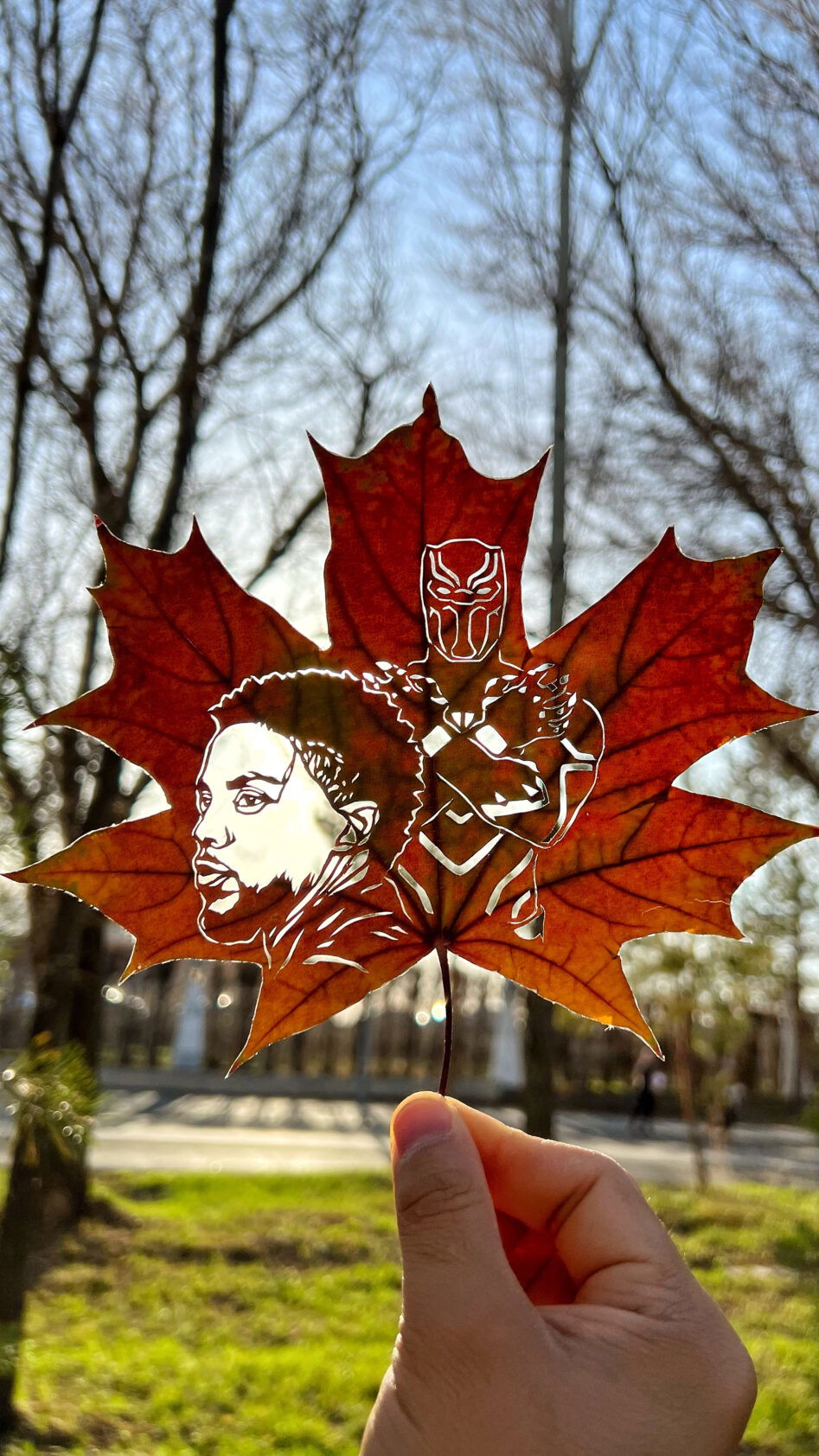 Personal Work-Leaf Cutout