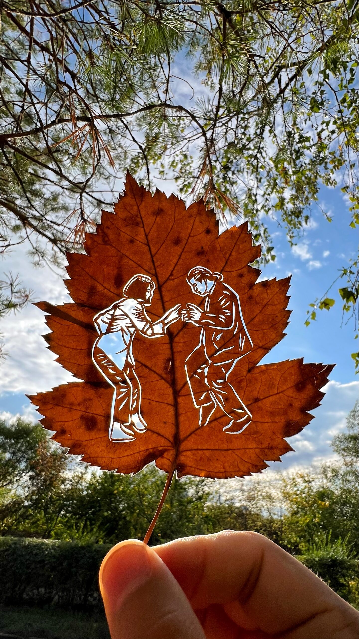 Personal Work-Leaf Cutout
